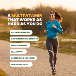 Vlado's Himalayan Organics Multivitamin with Probiotics for Women | 60 Veg Tabs | 60 + Natural Extracts, Essential Vitamins & Minerals |Vitamin D3, B12, Calcium, Curcumin & Biotin - Image 4