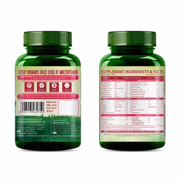 Vlado's Himalayan Organics Multivitamin with Probiotics for Women | 60 Veg Tabs | 60 + Natural Extracts, Essential Vitamins & Minerals |Vitamin D3, B12, Calcium, Curcumin & Biotin - Image 8