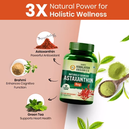 Vlado's Himalayan Organics Naturally Sourced Astaxanthin 4mg | Antioxidant for Skin, Eye & Energy | 60 Veg Capsules - Image 6