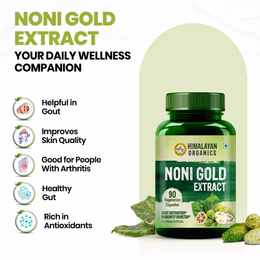 Vlado's Himalayan Organics Noni Gold Extract Body Detoxifier Supplement - 90 Veg Capsules - Image 4
