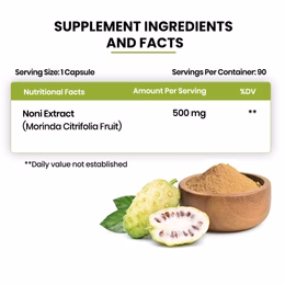 Vlado's Himalayan Organics Noni Gold Extract Body Detoxifier Supplement - 90 Veg Capsules - Image 6