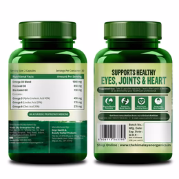 Vlado's Himalayan Organics Omega 3 6 9 Vegan Natural Nutrition Supplement for Muscle , Bone , Heart & Skin - 60 Capsules - Image 8