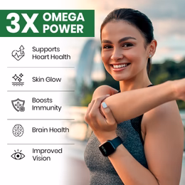 Vlado's Himalayan Organics Omega 3 6 9 Vegan Natural Nutrition Supplement for Muscle, Bone , Heart & Skin - 90 Capsules - Image 5