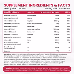 Vlado's Himalayan Organics plant based Collagen Builder for Hair and Skin with Biotin and Vitamin C - 60 Veg Capsules - Image 5