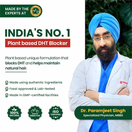 Vlado's Himalayan Organics Plant Based DHT Blocker | Goodness Of Nettle Leaves | 60 Veg Capsules - Image 7