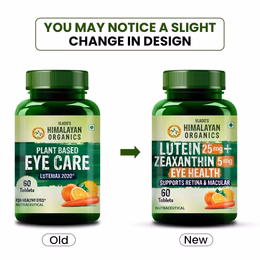 Vlado's Himalayan Organics Plant Based Eye Care Lutein and Zeaxanthin Supplement to Improve Vision, Blue Light & Digital Guard (Lutemax 2020, Orange Extract, Carrot Extract) - 60 Veg Tablets y Title Update kro - Image 2