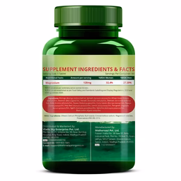 Vlado's Himalayan Organics Plant Based Magnesium Supplement 1360mg With Turmeric Spirulina, Wheatgrass, Moringa | Supports Bone Muscle & Bone Health | Boost Energy Level - 60 Veg Tablets - Image 3