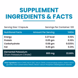 Vlado's Himalayan Organics Potassium Citrate 800mg | Supports Nerve & Muscle Health - 120 Veg Tablets - Image 6