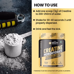 Vlado's Himalayan Organics Pure Micronised Creatine Monohydrate Powder I Pre/Post Workout Supplement, Instant Energy for Athletic Performance I Faster Muscle Building & Recovery I Unflavored - 33 Servings - Image 5