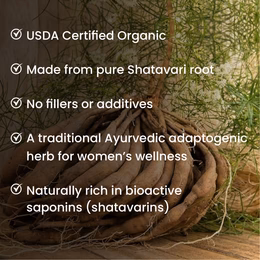 Vlado's Himalayan Organics Shatavari Powder 100gms | Promotes Lactation Naturally | Helps Maintain Hormonal Balance - Image 9