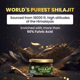 Vlado's Himalayan Organics Shilajit Gold Resin - 25g | Contains 24 Carat Gold | 100% Ayurvedic | Pure and Natural Shilajeet | Helps to Boost Immunity, Energy, Strength, Stamina, and Overall Health - 25G - Image 3