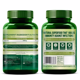 Vlado's Himalayan Organics Spirulina 2000mg Supplement | Green Food For Good Health Weight Management And Immunity Booster | Helps In Healthy Heart - 60 Veg Capsules - Image 8