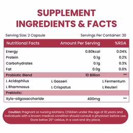Vlado's Himalayan Organics Vaginal Probiotics for Women pH Balance with Prebiotics & Lactobacillus Probiotic Blend - Vaginal Health Supplement - I Clinically Proven Strains & 10 billion CFU I PromoteVaginal Odor & Vaginal Flora - 60 Veg Capsules - Image 2