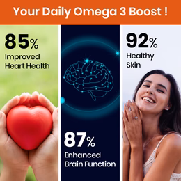 Vlado's Himalayan Organics Vegan Omega 3 - 1120 MG Supplement | 3X Strength | Veg DHA | Vegetarian Omega 3 | Algal DHA | Plant Based | No Fish oil Used I Healthy Heart, Joints & Eyes I Omega Capsules for Men & Women- 60 Veg Capsules - Image 5