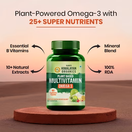 Vlado’s Himalayan Organics Vegan Omega-3 Capsules with plant based Multivitamin, EPA, DHA, 25+ Ingredients - 60 veg capsules - Image 4