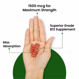 Vlado's Himalayan Organics Vitamin B12 Tablets 1500 mcg -Active form of Methylcobalamin Vitamin B12 Supplements for Men & Women- 60 Veg Tablets - Image 7