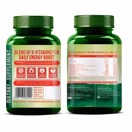 Vlado's Himalayan Organics Vitamin B Complex with 100% RDA B1, B2, B3, B5, B6, B7, B9 & B12 Supplement to Support Cognitive Health - 120 Veg Tablets - Image 8