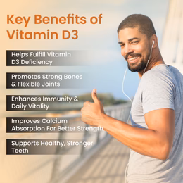 Vlado's Himalayan Organics Vitamin D3 2000IU - Chewable Vitamin D Tablets | Cholecalciferol Vitamin D3 for Bone & Immunity | Vitamin D3 Supplement for Women & Men | Orange Flavour - 60 Tablets - Image 5