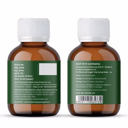 Vlado's Himalayan Organics Vitamin D3 60000 IU Shots | Cholecalciferol Vitamin D3 60000 IU Supplement I Sugar Free I Oral Solution I Vitamin D 60K for Men & Women – 5ml Each bottle - Orange Flavour - (Pack of 8) - Image 11