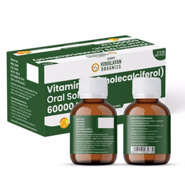 Vlado's Himalayan Organics Vitamin D3 60000 IU Shots | Cholecalciferol Vitamin D3 60000 IU Supplement I Sugar Free I Oral Solution I Vitamin D 60K for Men & Women – 5ml Each bottle - Orange Flavour - (Pack of 8) - Image 12