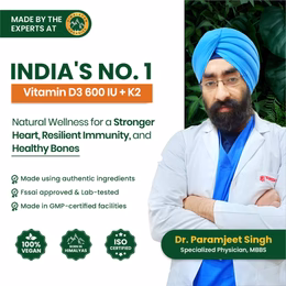 Vlado's Himalayan Organics Vitamin D3 600 IU + K2 as MK7 Supplement | Supports Stronger Immunity & Bone & Heart Health | Healthy Heart For Men And Women - 120 Veg Tablets - Image 6