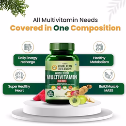 Vlado's Himalayan Organics Whole Food Multivitamin for Men with Vitamins, Minerals, Extracts | For Energy, Brain, Heart Health & Eye Health - 60 Veg Capsules - Image 4