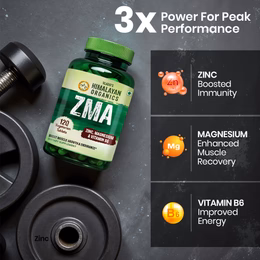 Vlado’s Himalayan Organics ZMA (Zinc Magnesium Aspartate & Vitamin B6) For Men And Women | Nighttime Sports Recovery Supplements | Boost Muscle And Bone Strength | Improve Sleep Quality - 120 Vegetarian Tablets - Image 5